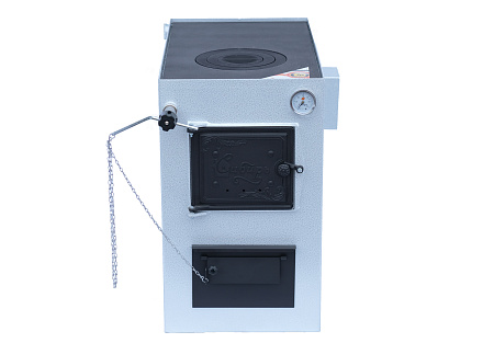 Котел твердотопливный "Сибирь-КВО" 12 кВт Дымоход справа